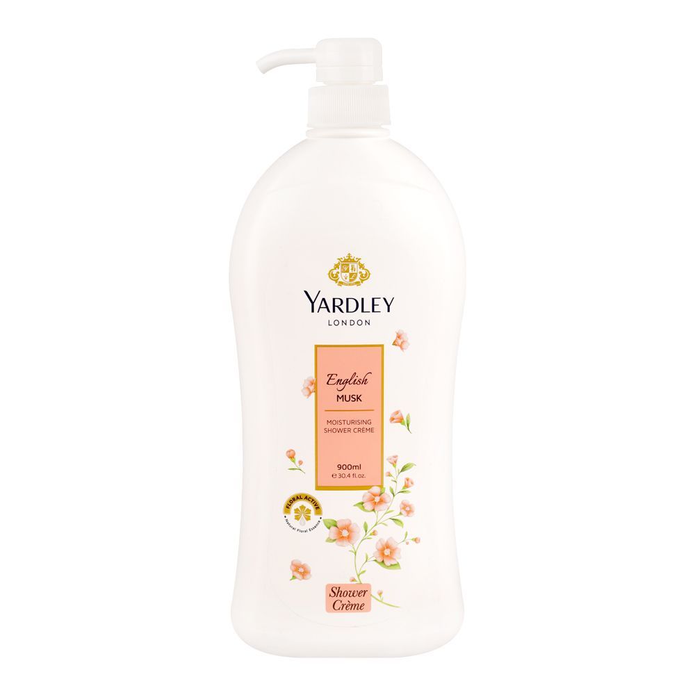 Yardley English Musk Moisturizing Shower Cream, 900ml - Main Image