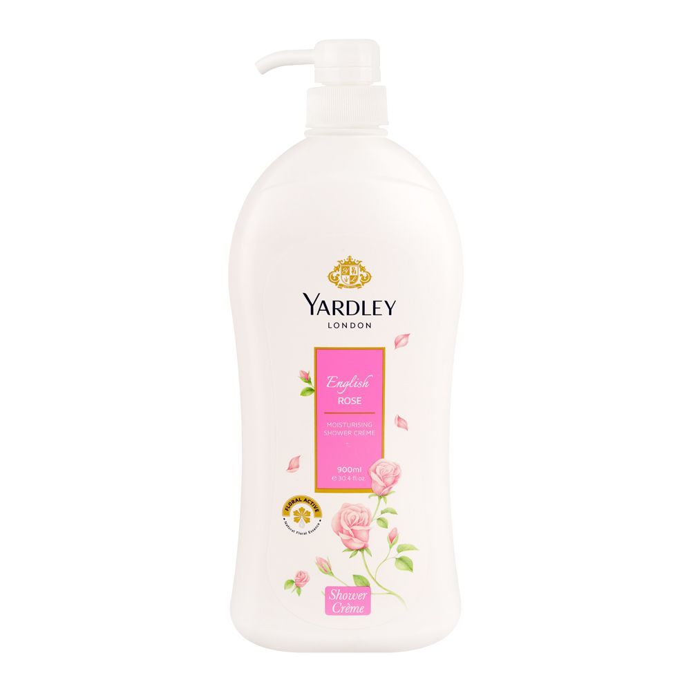 Yardley English Rose Moisturizing Shower Cream, 900ml - Main Image