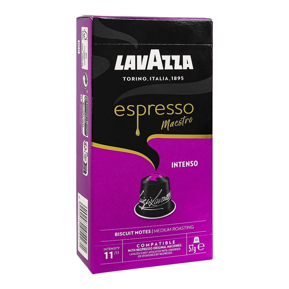 Lavazza Espresso Maestro Intenso Coffee Pods, 10-Pack - Main Image