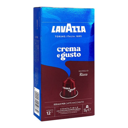 Lavazza Crema e Gusto Risveglio Ricco Coffee Pods, 10-Pack - Main Image