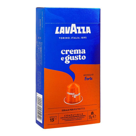 Lavazza Crema e Gusto Risveglio Forte Coffee Pods, 10-Pack - Main Image