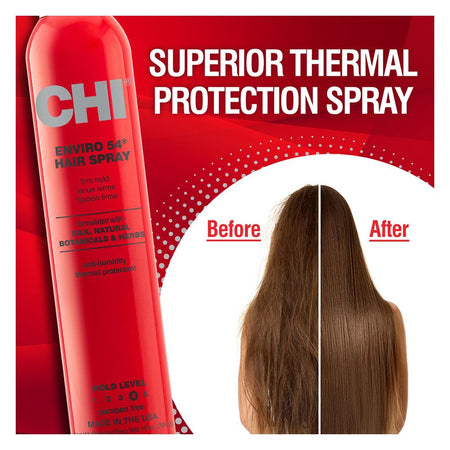 CHI Enviro 54 Hair Spray, Hold Level 4, Paraben Free, 284g - Image 3