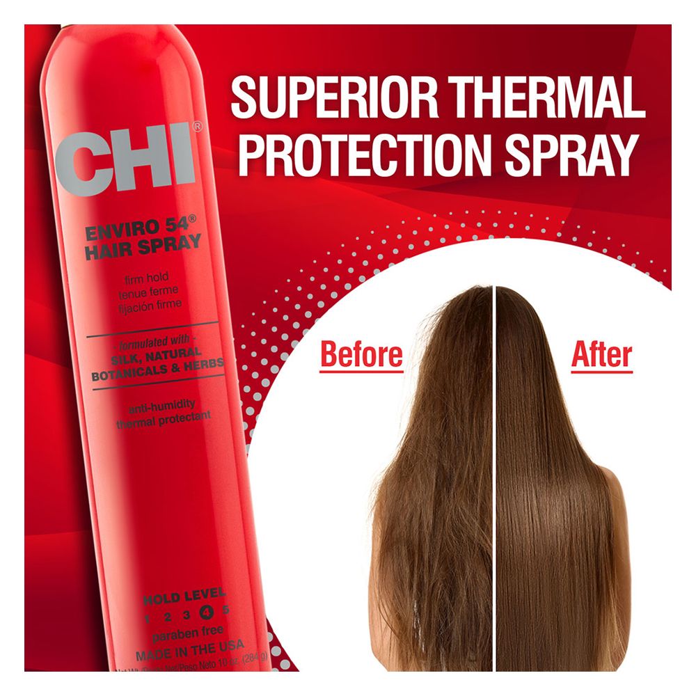 CHI Enviro 54 Hair Spray, Hold Level 4, Paraben Free, 284g - Image 3