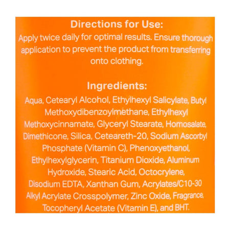 Saeed Ghani Vitamin-C SPF-30 Fusion Lotion Sunscreen, Non Greasy, For All Skin types, 100ml Image 3