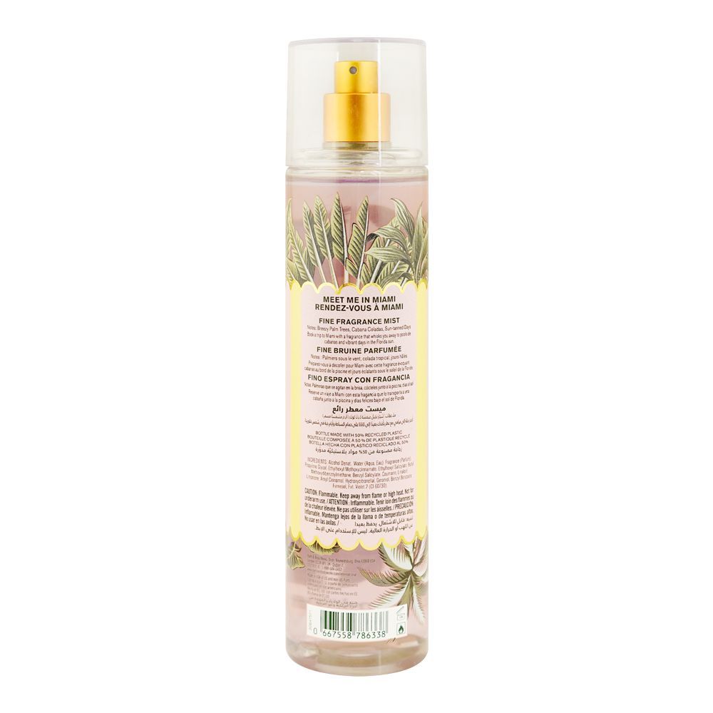 Bath & Body Works Meet Me In Miami Fine Fragrance Body Mist Spray, 236ml - Image 2