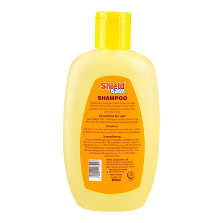 Shield Baby Mild On The Eyes Shampoo, SLS & Paraben Free, 200ml - Image 2