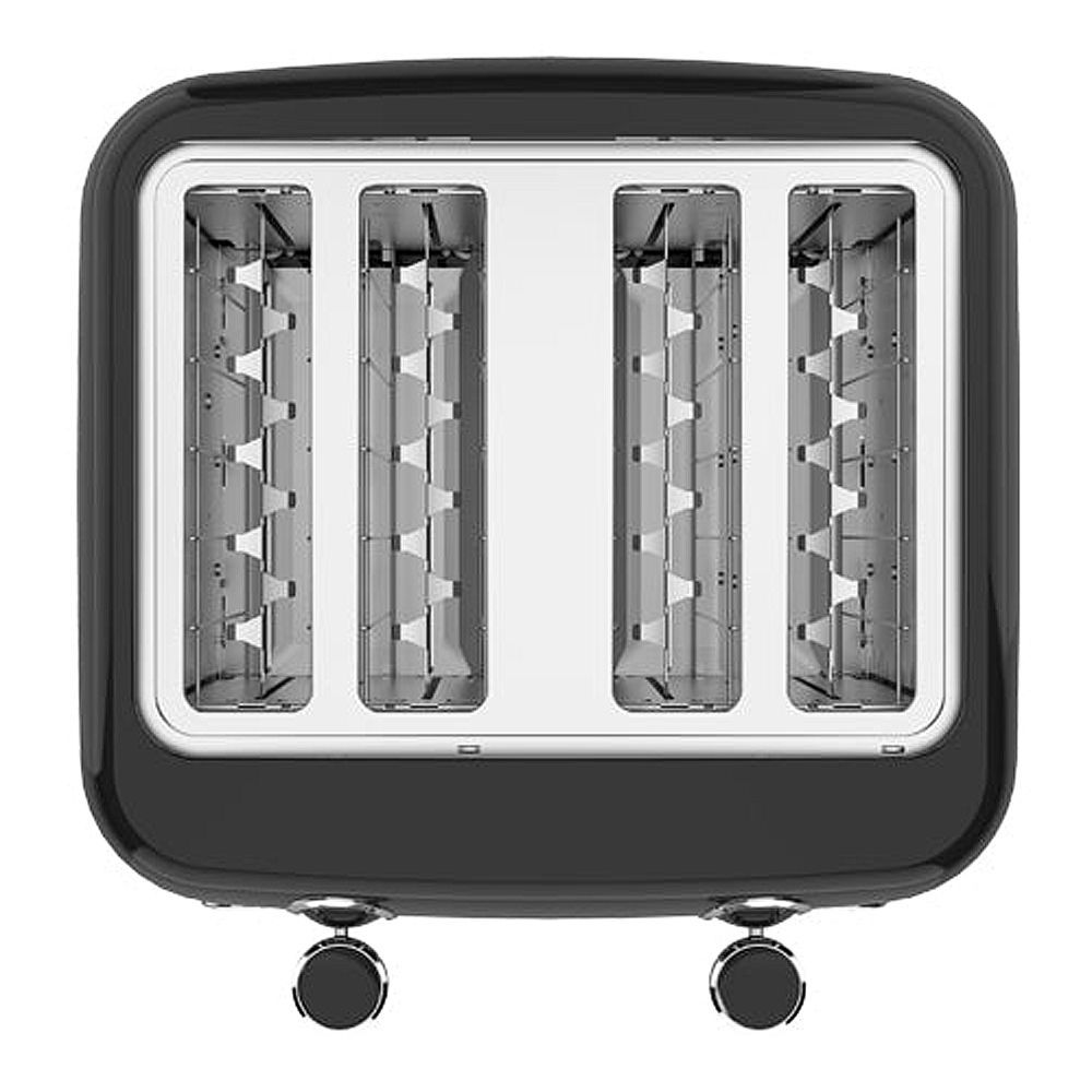 Anex Deluxe 4 Slice Toaster, 1900-2300W, Black, AG-3009 - Image 3