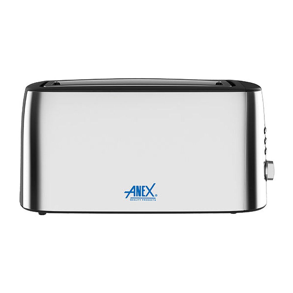 Anex Deluxe 4 Slice Toaster, 1300-1550W, Black, AG-3005 - Image 2