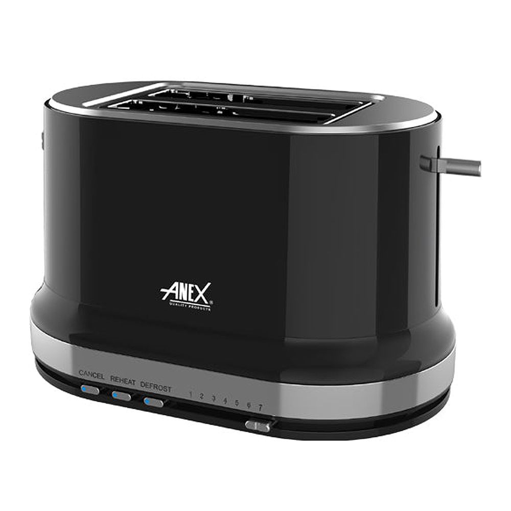 Anex Deluxe 2 Slice Toaster, 730-870W, Black, AG-3006 - Image 3