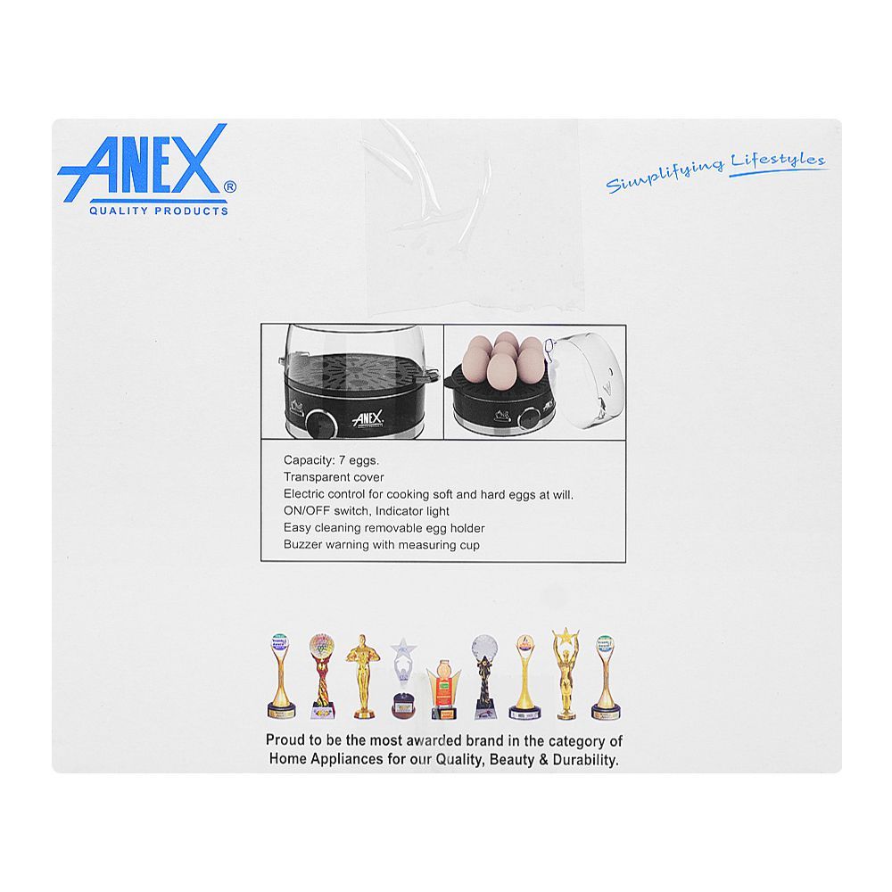 Anex Deluxe Egg Boiler, 350-410W, AG-775 - Image 5