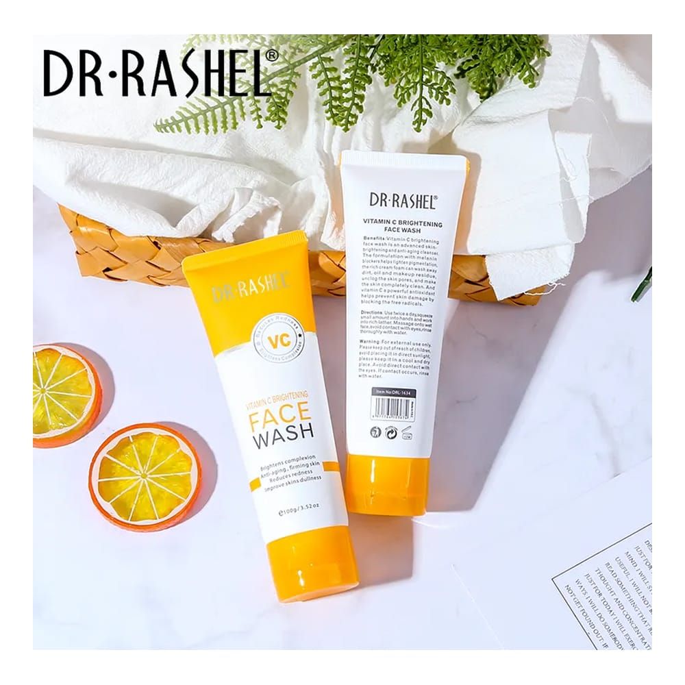 Dr. Rashel Vitamin C Brightening Face Wash, For All Skin Types, 100g - Image 2
