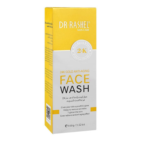 Dr. Rashel 24K Gold Anti-Aging Face Wash, For All Skin Types, 100g - Image 3