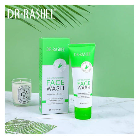 Dr. Rashel Aloe Vera Pore Refine Face Wash, For All Skin Types, 100g - Image 2