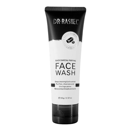 Dr. Rashel Black Charcoal Purifying Face Wash, For All Skin Types, 100g - Image 3