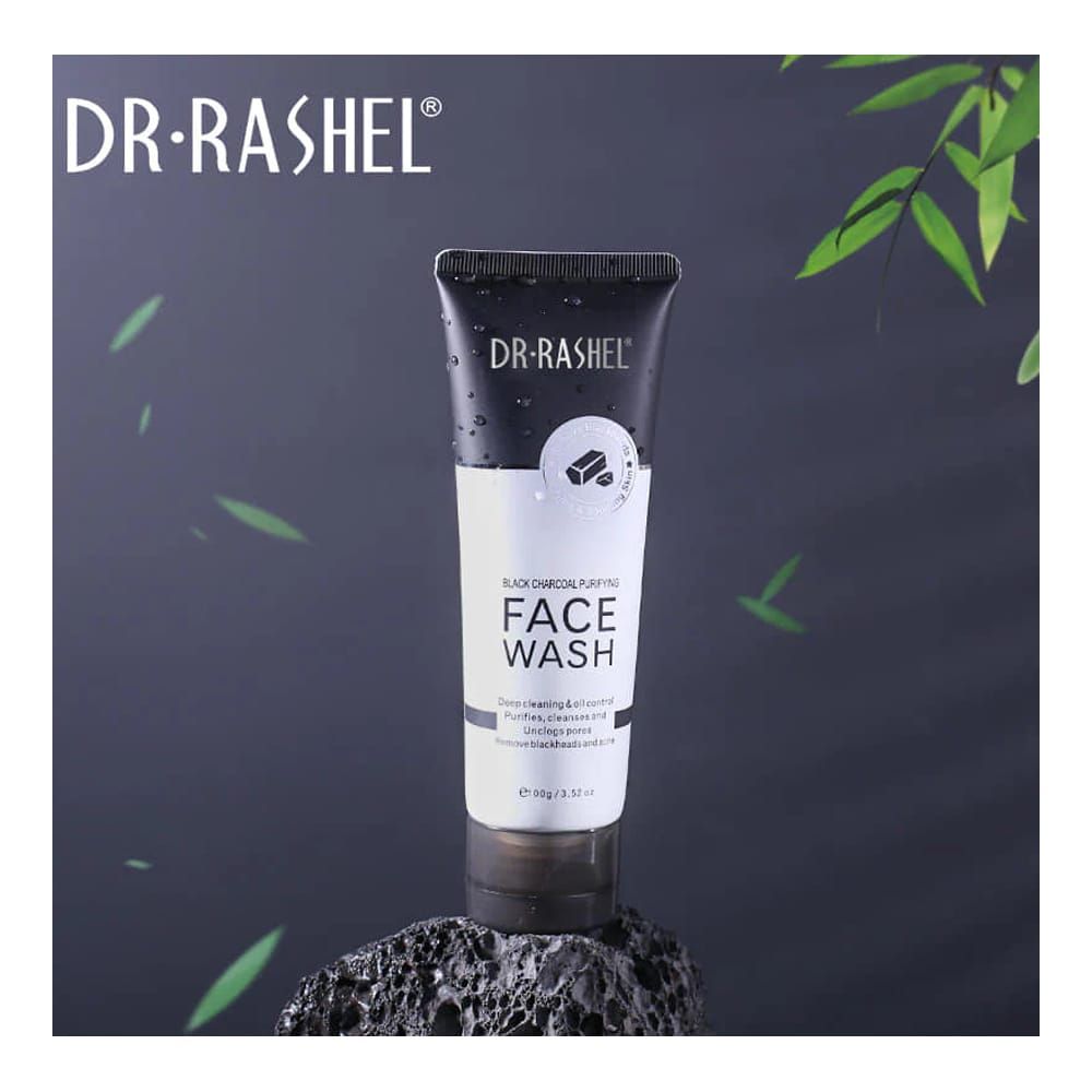 Dr. Rashel Black Charcoal Purifying Face Wash, For All Skin Types, 100g - Image 4