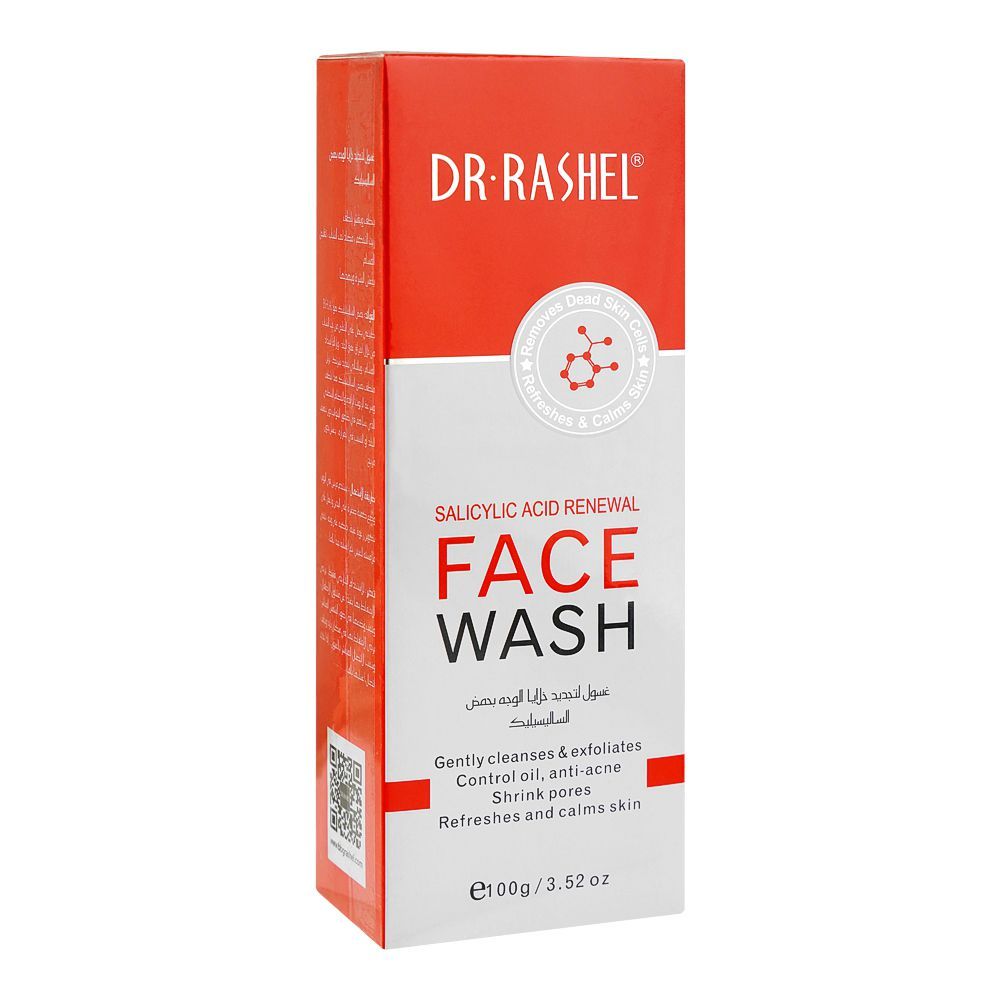 Dr. Rashel Salicylic Acid Renewal Face Wash, For All Skin Types, 100g - Image 3