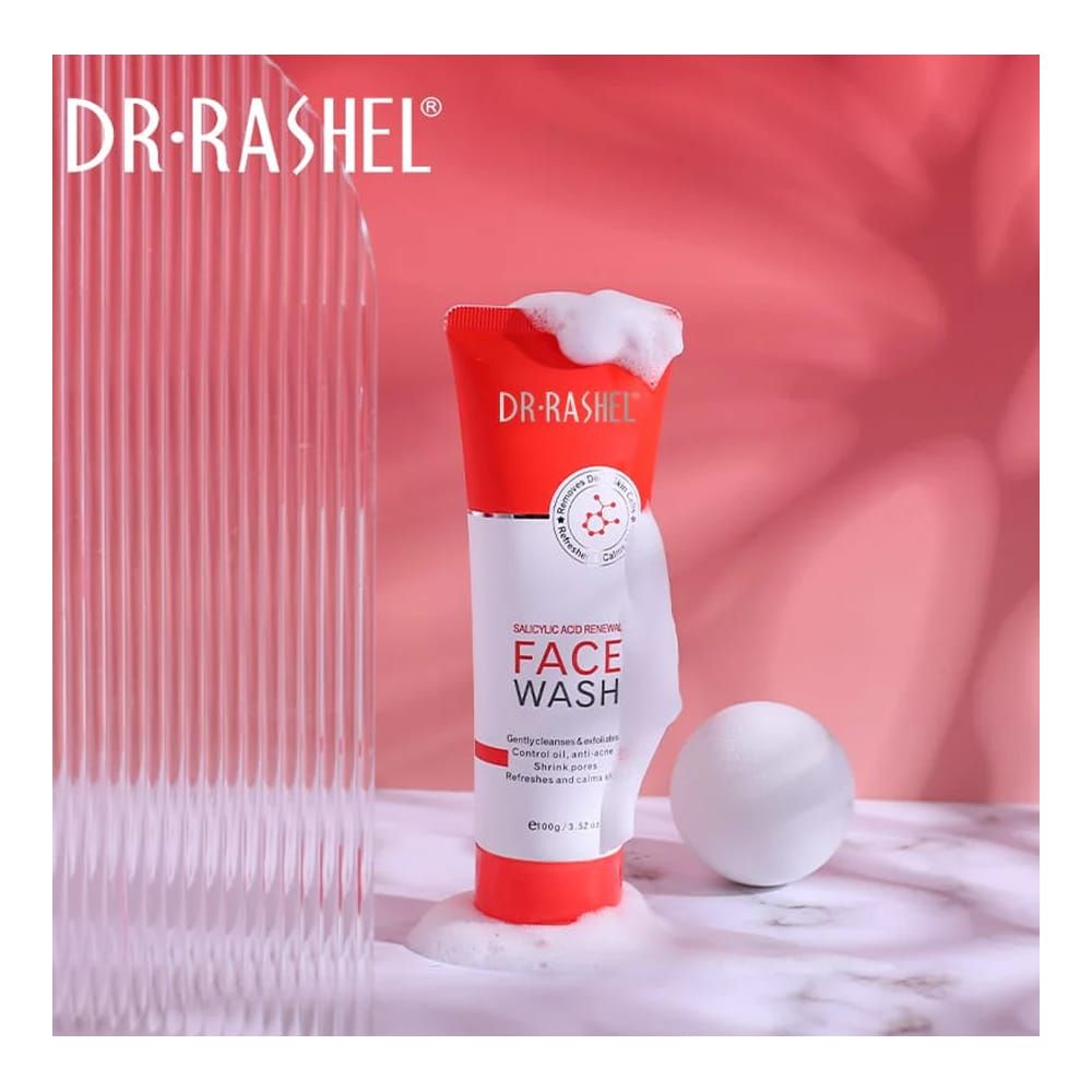 Dr. Rashel Salicylic Acid Renewal Face Wash, For All Skin Types, 100g - Image 2