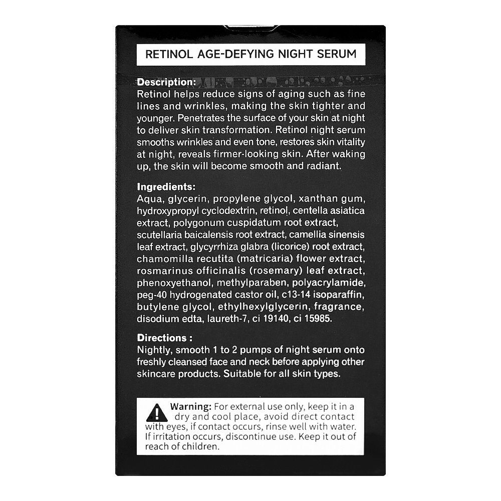 Dr. Rashel 0.05% Retinol Age-Defying Night Serum, For All Skin Types, 35ml - Image 6