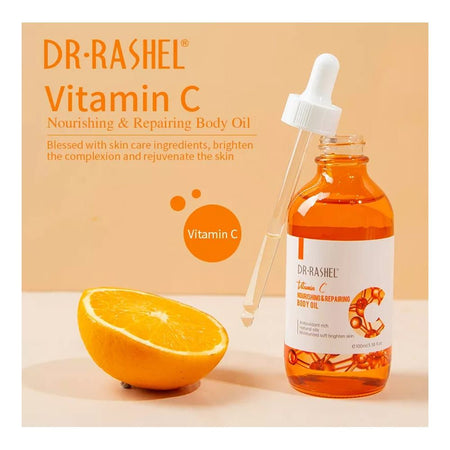 Dr. Rashel Vitamin C Nourishing & Repairing Body Oil, 100ml - Main Image