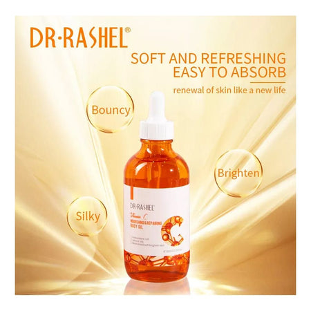 Dr. Rashel Vitamin C Nourishing & Repairing Body Oil, 100ml - Image 2