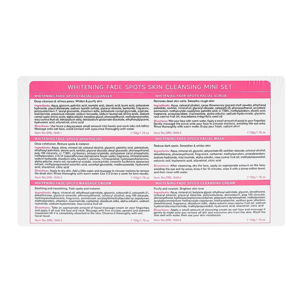 Dr. Rashel Whitening Fade Spots Skin Care Mini Set, 6-Pack - Image 4