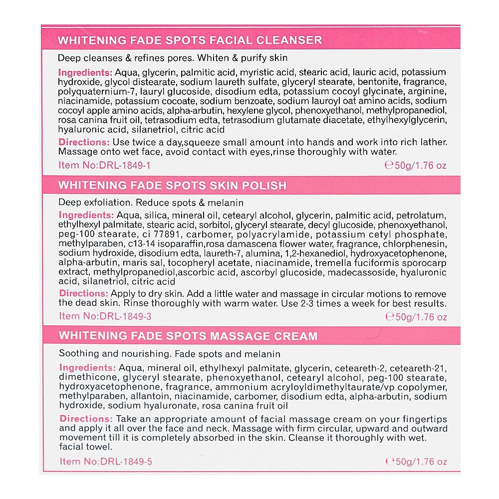 Dr. Rashel Whitening Fade Spots Skin Care Mini Set, 6-Pack - Image 5