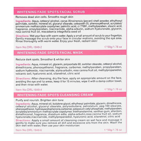 Dr. Rashel Whitening Fade Spots Skin Care Mini Set, 6-Pack - Image 6
