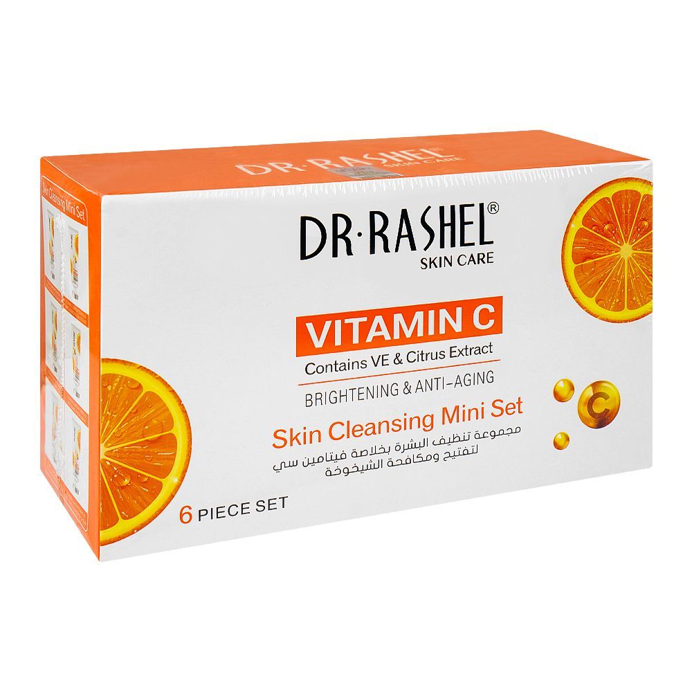 Dr. Rashel Vitamin C Brightening & Anti Aging Skin Care Mini Set, 6-Pack - Image 2