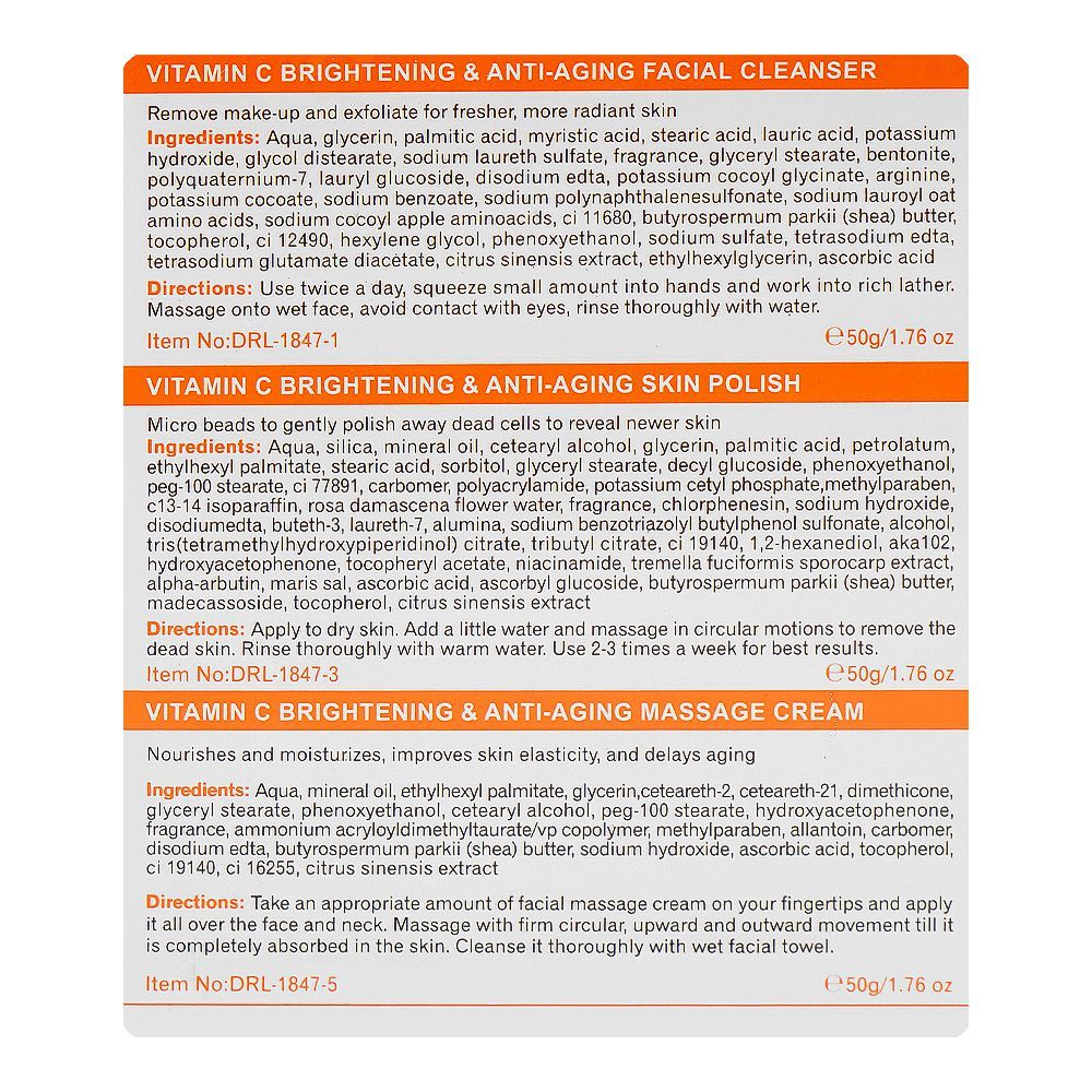 Dr. Rashel Vitamin C Brightening & Anti Aging Skin Care Mini Set, 6-Pack - Image 5