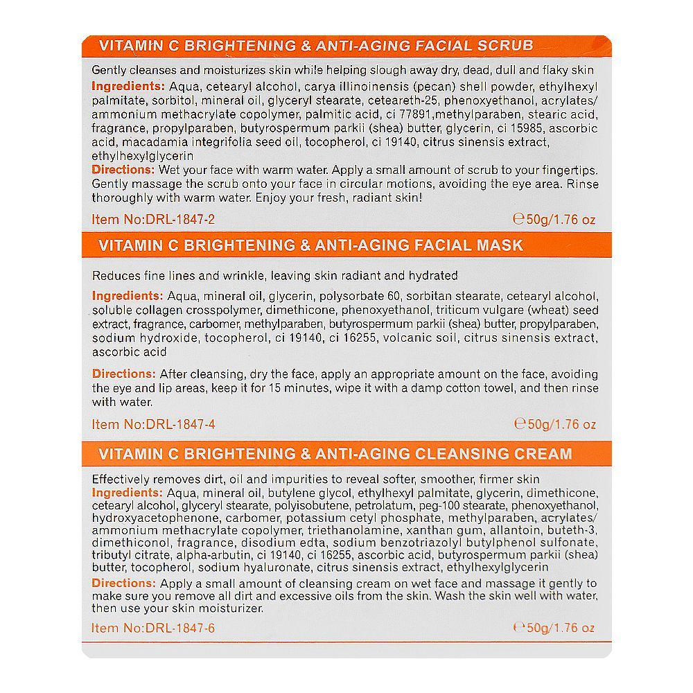 Dr. Rashel Vitamin C Brightening & Anti Aging Skin Care Mini Set, 6-Pack - Image 6