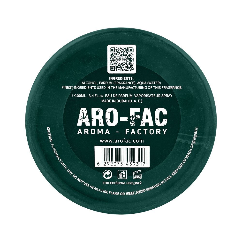 Aro-Fac Sugar Intense, Eau de Parfum, For Men & Women, 100ml - Image 3