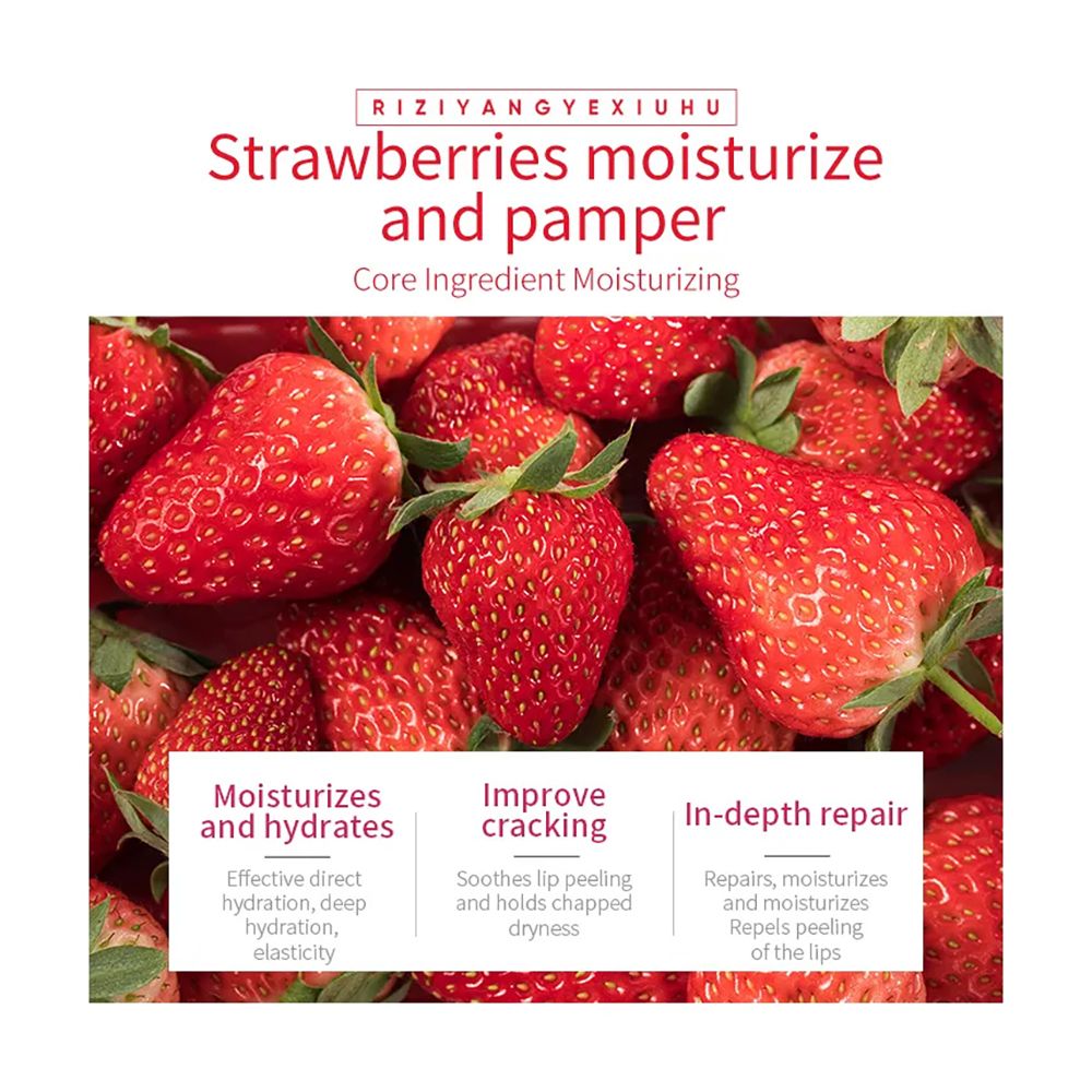 Bioaqua Strawberry Lip Balm, Hydrating & Moisturizing, 2.7g, BQY00621 - Image 4