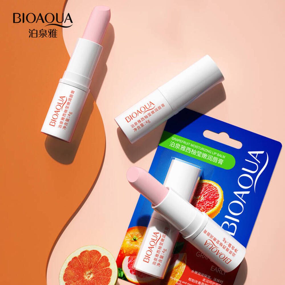 Bioaqua Grapefruit Lip Balm, Hydrating & Moisturizing, 4g, BQY31806 - Image 3