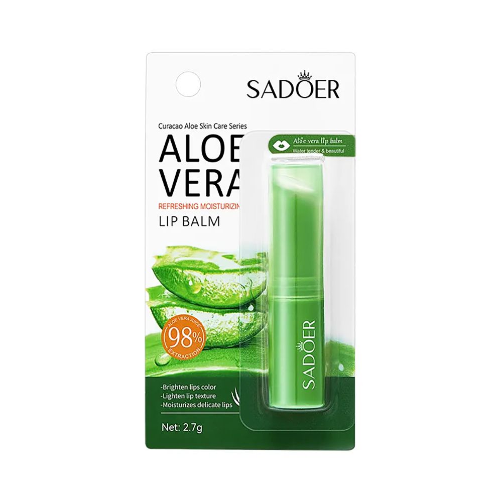 Sadoer Aloe Vera Lip Balm, Hydrating & Moisturizing, 2.7g, SD04421 - Image 5