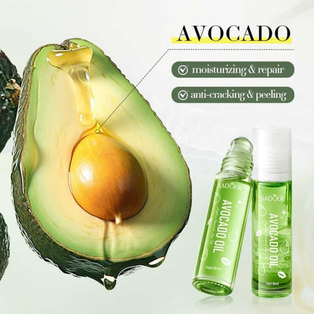 Sadoer Avocado Lip Oil, Hydrating & Nourishing, Reduces Lip Lines, 8ml, SD38454 - Image 2