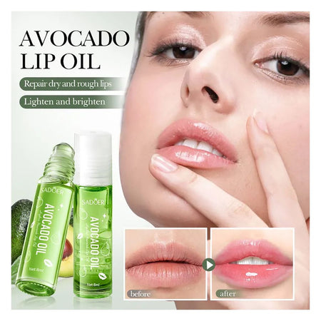 Sadoer Avocado Lip Oil, Hydrating & Nourishing, Reduces Lip Lines, 8ml, SD38454 - Image 3