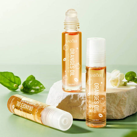 Sadoer Orange Lip Oil, Hydrating & Nourishing, Reduces Lip Lines, 8ml, SD38461 - Image 3