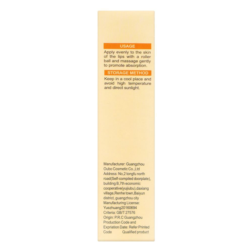 Sadoer Orange Lip Oil, Hydrating & Nourishing, Reduces Lip Lines, 8ml, SD38461 - Image 4