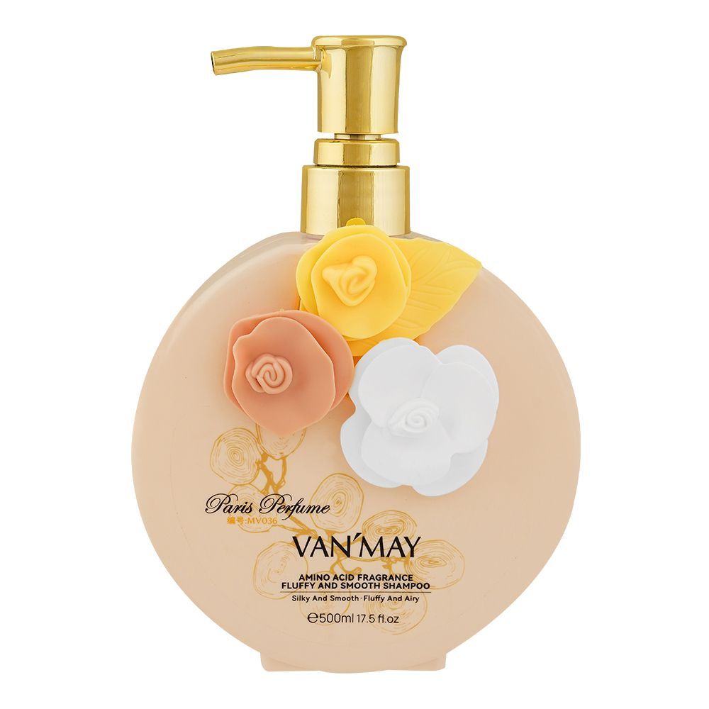 Van'May Paris Perfume Amino Acid Fluffy and Smooth Shampoo, 500ml - Main Image