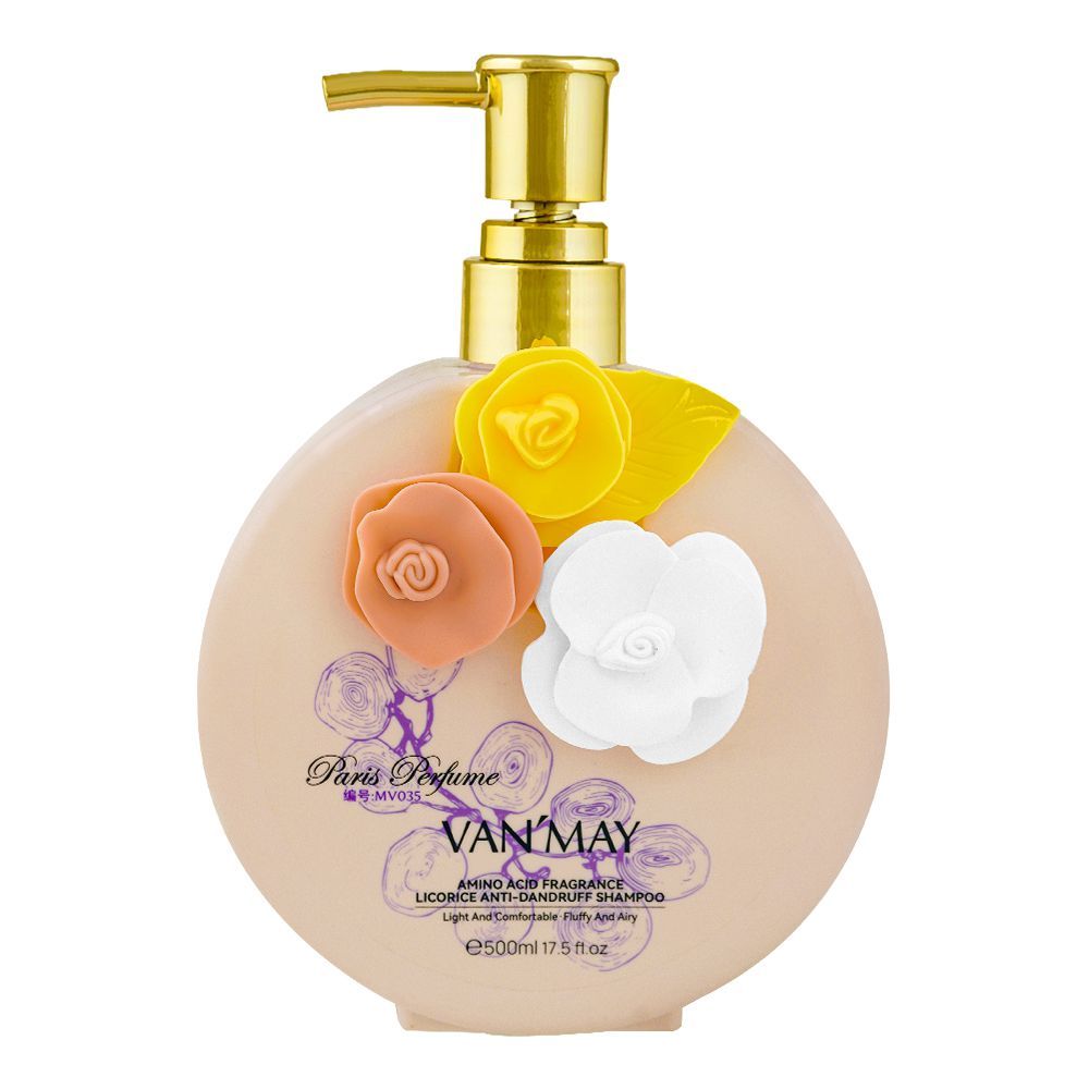Van'May Paris Perfume Amino Acid Licorice Anti-Dandruff Shampoo, 500ml - Main Image