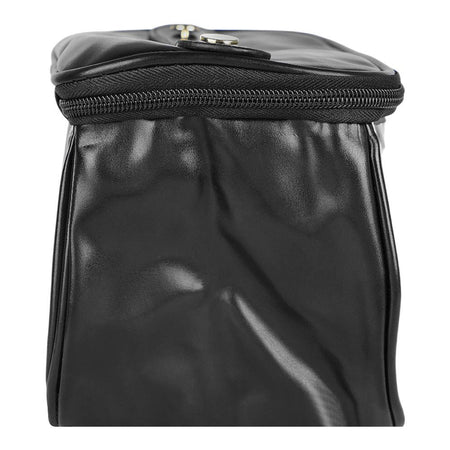 PU Leather Transparent Makeup Bag, Travel Cosmetic Organizer, Black, AF-63 - Image 3