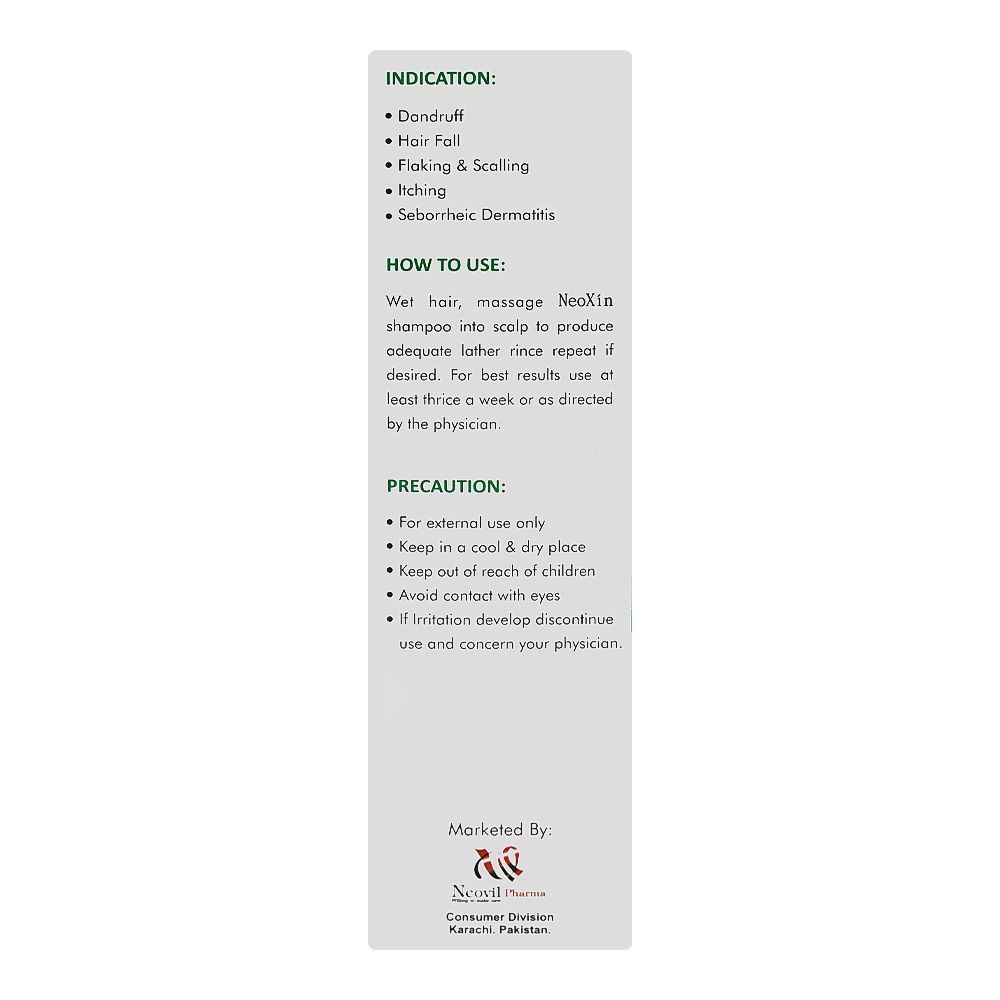 Neoxin Anti Dandruff Shampoo, 120ml - Image 3