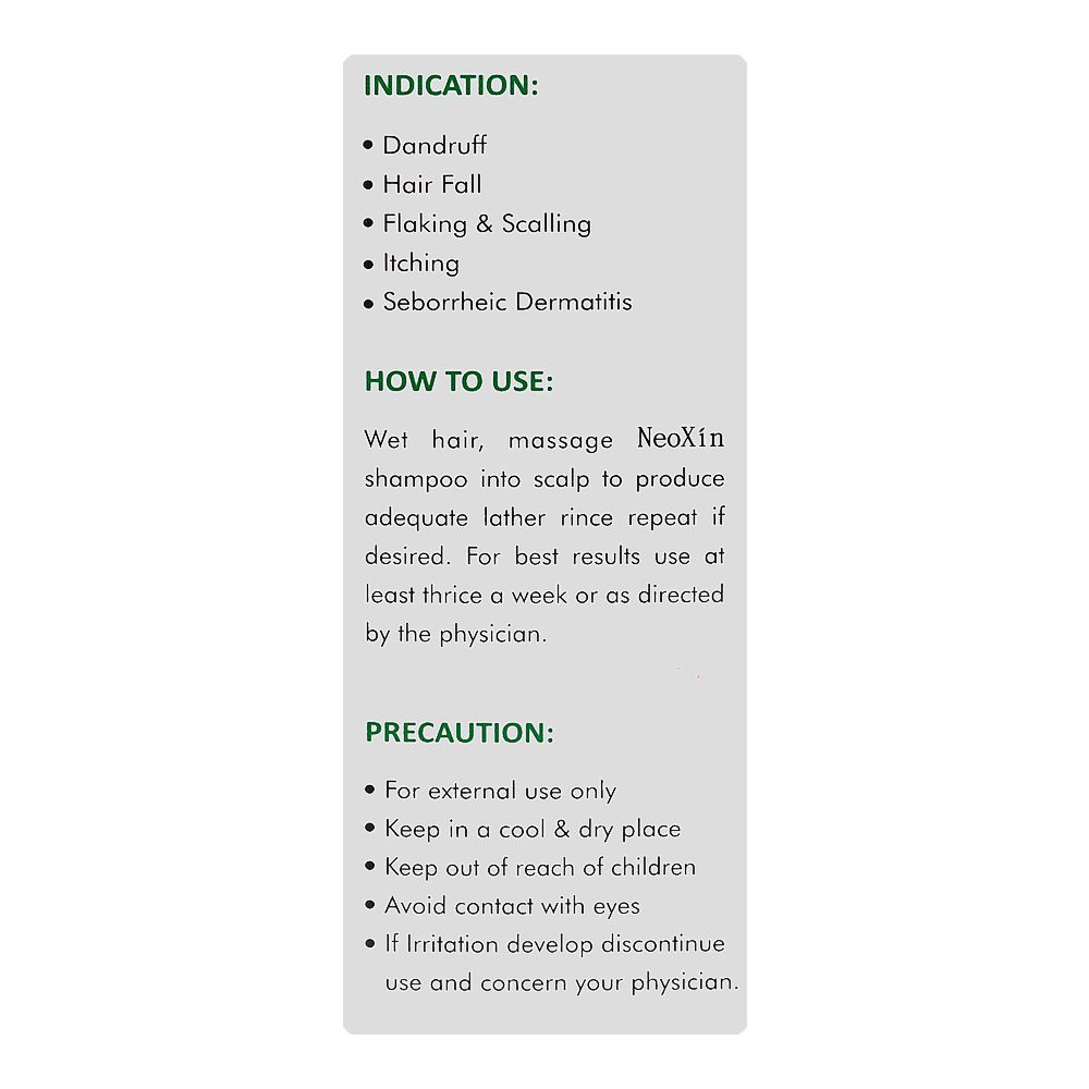 Neoxin Anti Dandruff Shampoo, 120ml - Image 5
