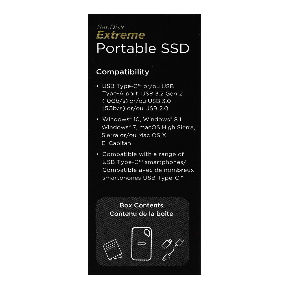 SanDisk Extreme Portable SSD 1TB, Up to 1050MB/s, IP65 Water Resistance, SDSSDE61-1T00-G25 - Image 5