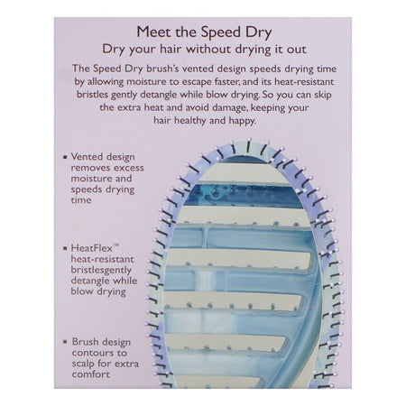 Wet Brush Speed Dry Hair Brush, Blue (Sweet Seaglass), BWR810SGLBU - Image 5