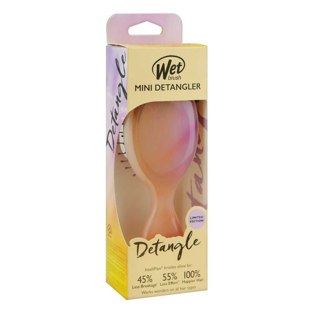 Wet Brush Mini Detangler Hair Brush, Pink (Desert Afterglow), BWR832DSTPK - Image 3