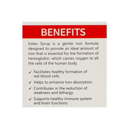 Herbiotics Irolex-F Syrup, 120ml - Image 3