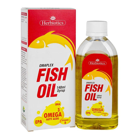 Herbiotics Omaplex Fish Oil Syrup, 140ml - Main Image