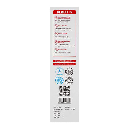Herbiotics Omaplex Fish Oil Syrup, 140ml - Image 2