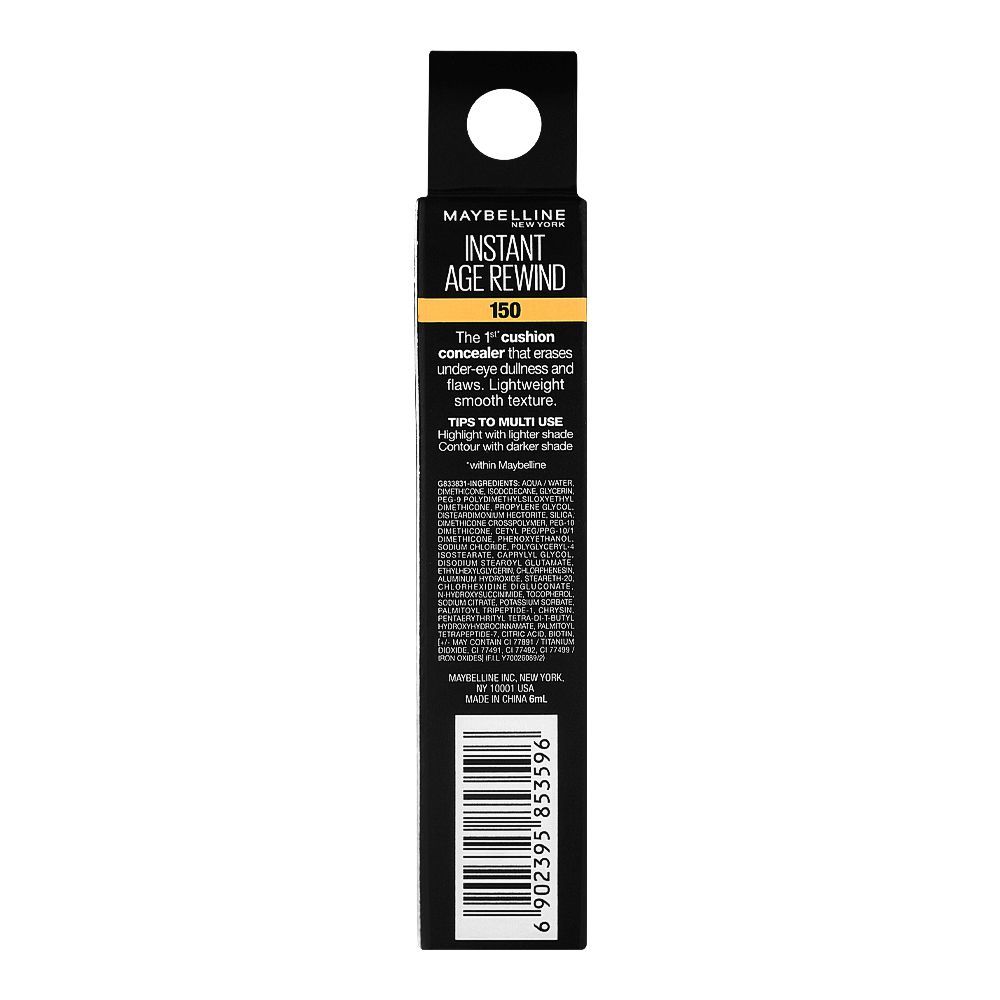 Maybelline New York Instant Age Rewind Eraser Dark Circles Treatment Multi-Use Concealer, 6ml, 150 - Image 3